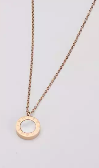 Roman Engraved Necklace