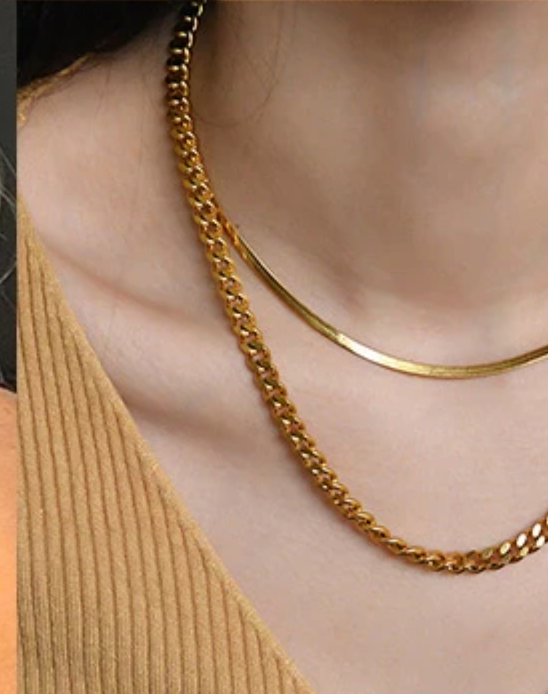 Cuban Chain Necklace for Men Women